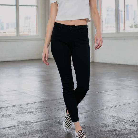 RSQ Mid-rise Black Jegging Size Junior's 5 - Picture 1 of 12